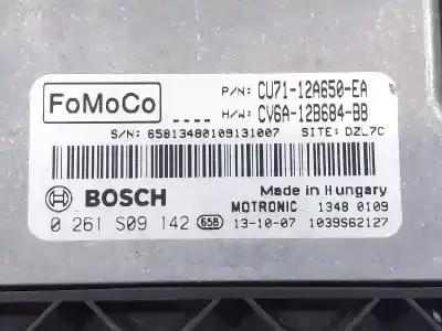 Second-hand car spare part ecu engine control for ford fiesta (ce1) trend+ oem iam references 2162696 cv6a12b684bb 0261s09142