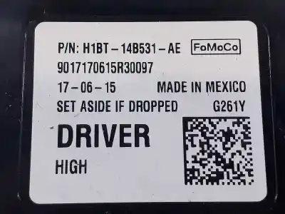 Second-hand car spare part electronic module for ford fiesta (ce1) trend+ oem iam references h1bt14b531ae  9017170615r30097