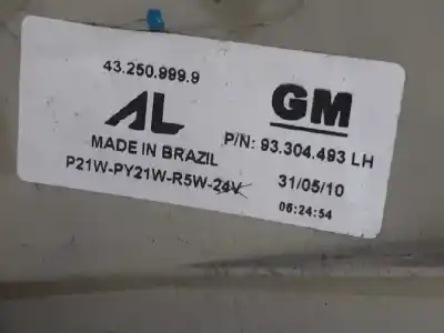 Second-hand car spare part left tailgate light for opel astra h berlina edition oem iam references 93345894 93304493 432509999