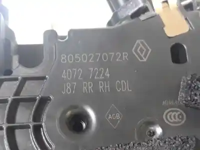 Автозапчасти б/у замок задней правой двери за renault captur zen ссылки oem iam 805027072r  