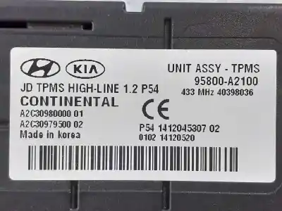 Автозапчасти б/у электронный модуль за kia cee´d business ссылки oem iam 95800a2100 a2c30979500 a2c30980000