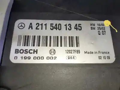 Second-hand car spare part electronic module for mercedes-benz clase e (w211) berlina e 320 cdi (211.026) oem iam references a2115408645 0199000002 a2115401345