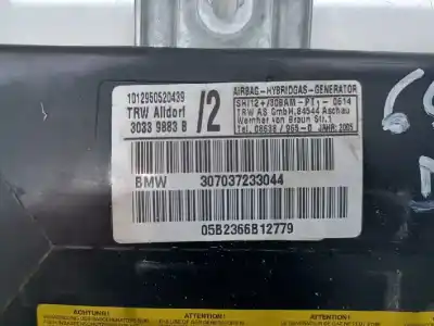 Second-hand car spare part front left side airbag for bmw x5 (e53) 3.0d oem iam references 72127037233 05b2366b12779 307037233044