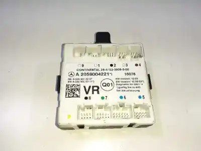 Автозапчасти б/у закрытый распределительный щит за mercedes-benz clase c coupe (w205) c 250 d (205.308) ссылки oem iam a2059003122 2841533009300 a2059004221