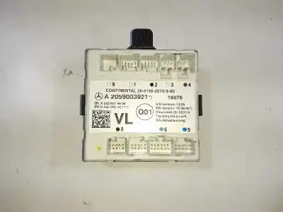 Автозапчасти б/у закрытый распределительный щит за mercedes-benz clase c coupe (w205) c 250 d (205.308) ссылки oem iam a2059000328 284159221300 a2059003921