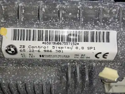 Second-hand car spare part multifunction display for bmw serie 7 (e65/e66) 730d oem iam references 65826960096  658269876301