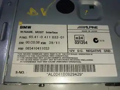 Second-hand car spare part electronic module for bmw serie 7 (e65/e66) 730d oem iam references 64510411033 al0041b0929429 6451041103301