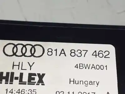 Автозапчасти б/у регулятор стекла переднего правого за audi q2 (gab) sport edition ссылки oem iam 81a837462  5q0959801b