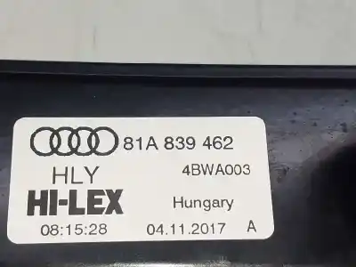 Автозапчасти б/у задний правый стеклорегулятор за audi q2 (gab) sport edition ссылки oem iam 81a839462  5q0959408