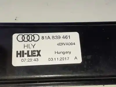 Автозапчасти б/у регулятор стекла заднего левого за audi q2 (gab) sport edition ссылки oem iam 81a839461  5q0959407
