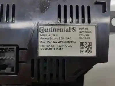 Автозапчасти б/у климат-контроль за subaru legacy familiar/outback b13 (bp) 2.0 d classic sw ссылки oem iam 72311aj030  a2c53283934