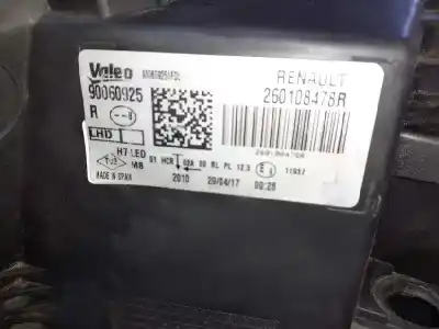 Pièce détachée automobile d'occasion feu droit pour renault megane iv berlina 5p business références oem iam 260100506r 90060925 260108478r