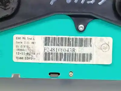 Peça sobressalente para automóvel em segunda mão quadrante por dacia sandero ambiance referências oem iam 248106349r  p248108043r