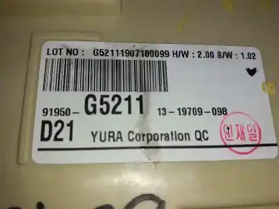 Автозапчасти б/у блок реле/предохранителей за kia niro business ссылки oem iam 91950g5211  