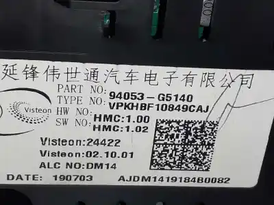 Автозапчастина б/у панель інструментів для kia niro business посилання на oem iam 94053g5140  vpkhbf10849caj