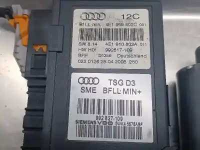 Автозапчасти б/у регулятор стекла переднего правого за audi a8 d3 (4e2, 4e8) 3.0 tdi quattro ссылки oem iam 4e0837850  4e0837850