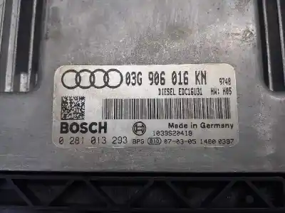 Автозапчасти б/у блок управления двигателем за audi a4 cabrio (8h) 2.0 tdi ссылки oem iam 03g997057px 03g906016kn 0281013293