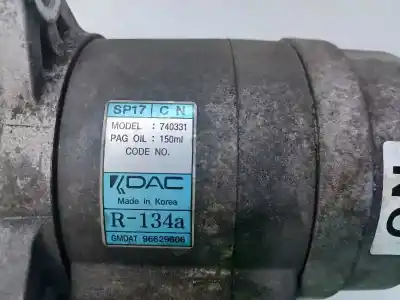 Second-hand car spare part air conditioning compressor for chevrolet captiva sport 2.4 oem iam references 96861885 740331 96629606