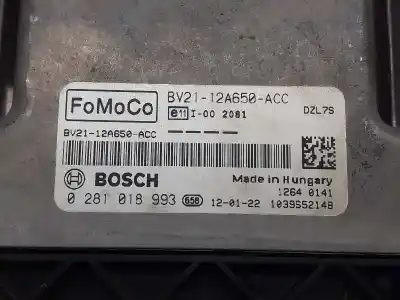 Автозапчасти б/у блок управления двигателем за ford fiesta (cb1) ambiente ссылки oem iam 12640141 bv2112a650acc 0281018993