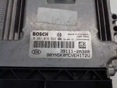 Second-hand car spare part ecu engine control for kia venga emotion oem iam references 391112a300  0281016522