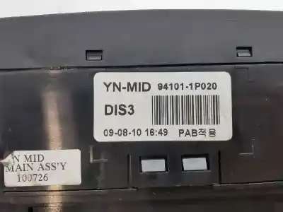 Second-hand car spare part multifunction display for kia venga emotion oem iam references 941011p020  