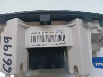 Second-hand car spare part heating / air conditioning control panel for dacia duster adventure oem iam references n106278b 111101 t1001639u