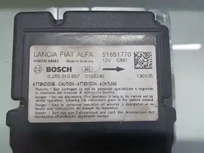 Автозапчастина б/у комплект подушки безпеки для fiat doblo active посилання на oem iam 735496857 51881770 51946790