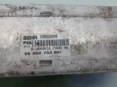 Second-hand car spare part intercooler for citroen c3 picasso sx oem iam references 0384n1 d8553006 96802754807