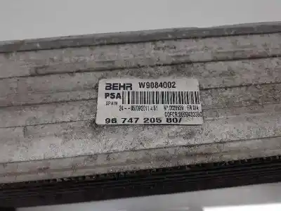 Peça sobressalente para automóvel em segunda mão intercooler por citroen c4 picasso exclusive referências oem iam 96747205807  