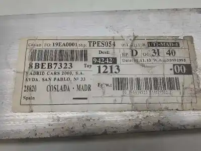 Second-hand car spare part rear bumper reinforcement for toyota prius (nhw20) basis oem iam references 5217147050  8beb7323