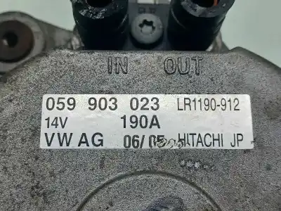 Автозапчастина б/у генератор для volkswagen phaeton (3d2/3d8) tdi v6 4motion (5 asientos) посилання на oem iam 059903018x 285550 059903023