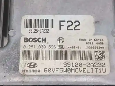 Second-hand car spare part ecu engine control for hyundai i40 klass blue oem iam references 391252a232 0281030596 391202a232