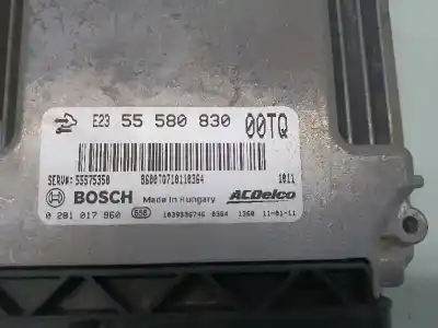 Second-hand car spare part ecu engine control for opel corsa d cmon oem iam references 55575350 0281017960 55580830