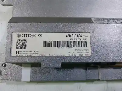 Автозапчасти б/у многофункциональный дисплей за audi a5 coupe (8t) 2.7 tdi ссылки oem iam 8r0919604  4f0919604