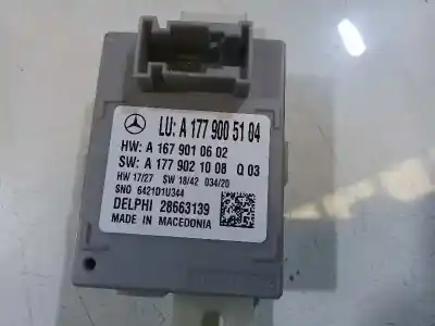 Recambio de automóvil de segunda mano de modulo electronico para mercedes clase a (bm 177) a 180 (177.084) referencias oem iam a1779005104 a1779021008 a1679010602