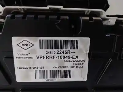 Second-hand car spare part dashboard for renault clio iv technofeel oem iam references 248102245r lcea208088 vpfrrf10849ea