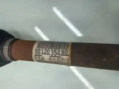 Second-hand car spare part front right transmission for citroen c-elysée exclusive oem iam references 9812035480 2015958 9812035480