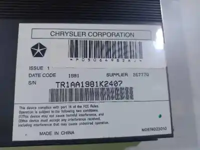 Автозапчастина б/у електронний модуль для lancia thema executive посилання на oem iam p05864982aj 26777q tr1aa1981k2407