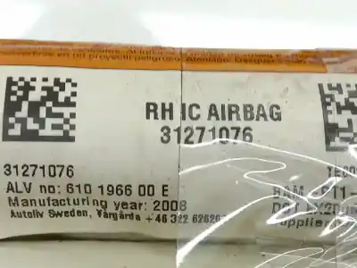 Автозапчасти б/у комплект подушки безопасности за volvo c30 2.0d r-design ссылки oem iam 31332807 31271075 8623351