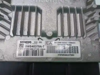 Second-hand car spare part ecu engine control for citroen c6 exclusive oem iam references 9658198080  5ws40379a