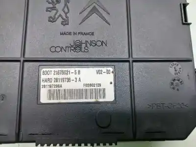 Second-hand car spare part fuse box unit for citroen c6 exclusive oem iam references 21676031 281197298a 28119736