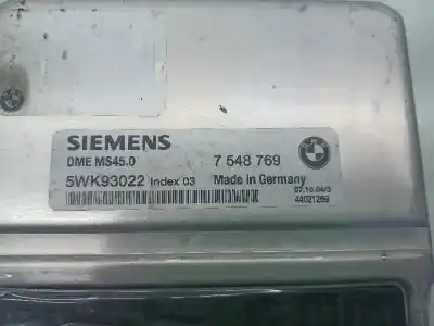 Second-hand car spare part ecu engine control for bmw z4 roadster (e85) 2.2i oem iam references 7548769 44021269 5wk93022