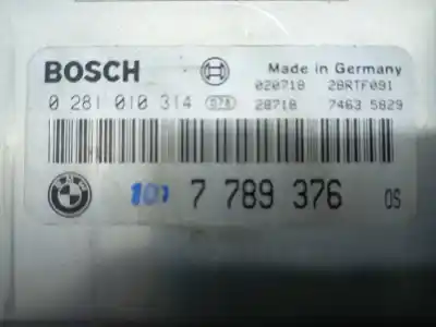 Second-hand car spare part ecu engine control for bmw x5 (e53) 3.0d oem iam references 7789376 28rtf091 0281010314
