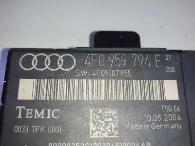 Автозапчасти б/у закрытый распределительный щит за audi a6 allroad quattro (4fh) 2.7 tdi quattro ссылки oem iam 4f0959794e  