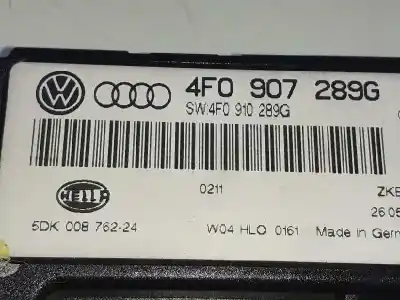 Second-hand car spare part electronic module for audi a6 allroad quattro (4fh) 2.7 tdi quattro oem iam references 4f0907289g 5dk00876224 4f0910289g