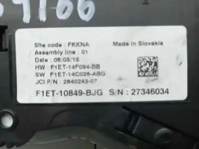 Автозапчастина б/у панель інструментів для ford c-max (ceu) titanium посилання на oem iam 2303634  f1et10849bjg