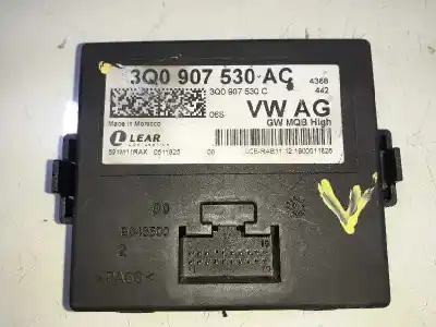 Second-hand car spare part electronic module for seat leon (5f1) fr fast lane oem iam references 3q0907530ac  3q0907530c