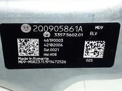 Second-hand car spare part electronic module for seat leon (5f1) fr fast lane oem iam references 2q0905861a  3357560201