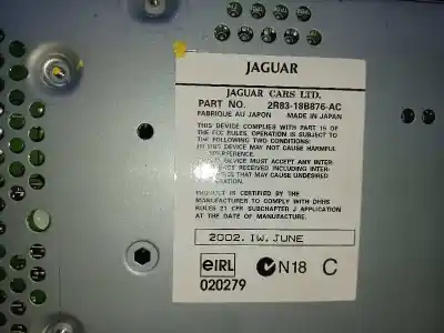 Автозапчасти б/у аудиосистема / радио cd за jaguar s-type ii (x200) 3.0 v6 ссылки oem iam xr856066 xr822759 2r8318b876ac