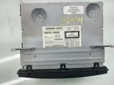 Second-hand car spare part audio system / radio cd for kia cee´d active oem iam references 965101h200  965101h000